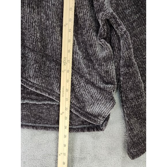 Gilligan & Omalley Hoodie Womens Medium Gray Cozy Sleep Long Sleeve Sweatshirt - Picture 5 of 10